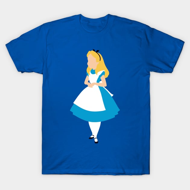 Little Girl in the Blue Dress T-Shirt by beefy-lamby